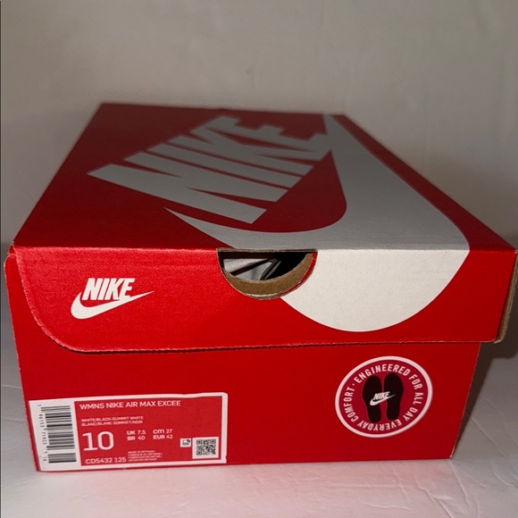 New Nike Women’s Air Max Excee Athletic Shoes White/Black/Summit White Size 10 - Picture 9 of 9